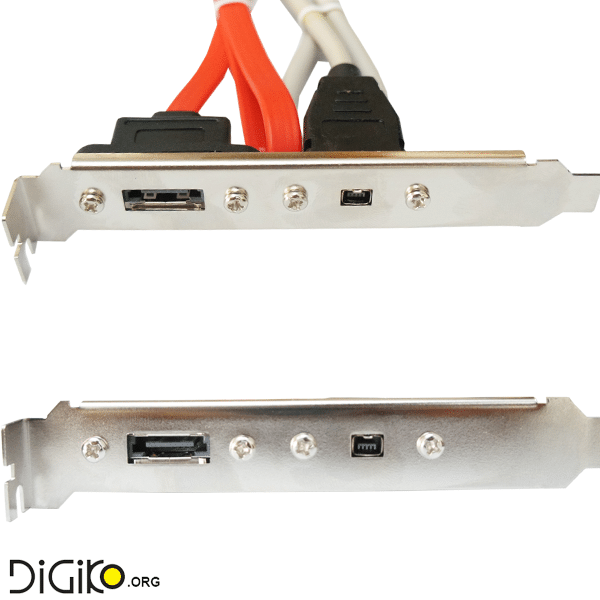براکت پنل eSATA و FireWire اتصال هارد اکسترنال و انتقال فیلم MiniDV تضمین سلامت فنی 7 روز مهلت تست | فروشگاه آران پی سی