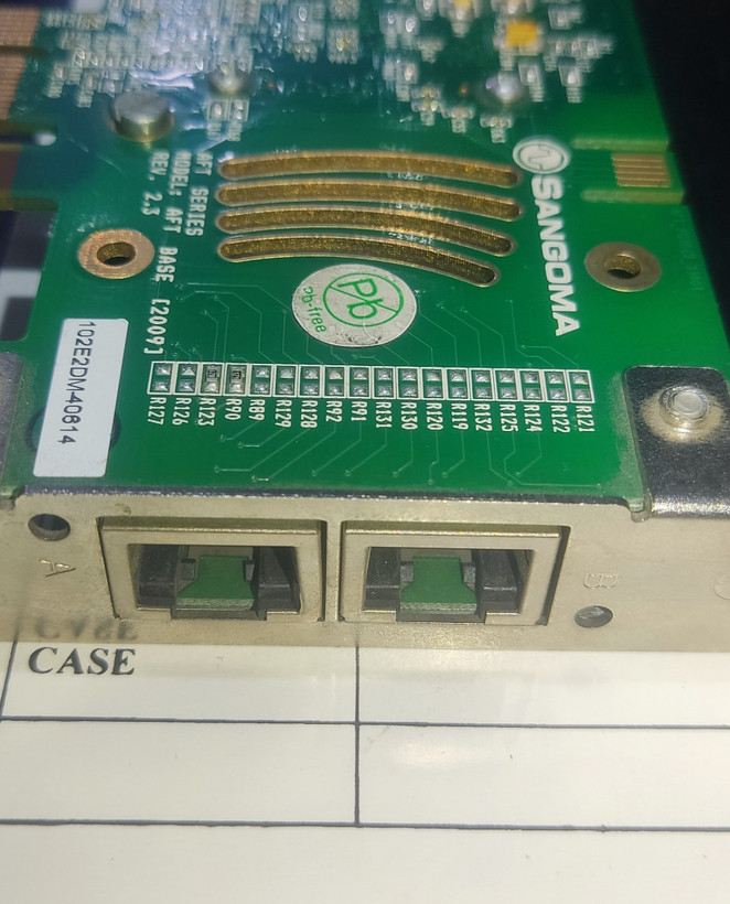 کارت دیجیتال VoIP برند Sangoma مدل A102 PCIe مناسب مراکز تماس و خطوط E1/T1 ۱۰۰ درصد سلامت | فروشگاه آران پیسی