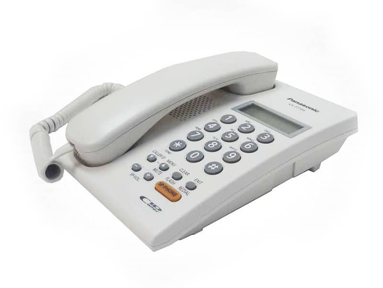 تلفن رومیزی پاناسونیک مدل KX-T7705X دارای کالر آیدی و اسپیکر ۱۰۰ درصد سلامت + ۷ روز مهلت تست | فروشگاه آران پی سی