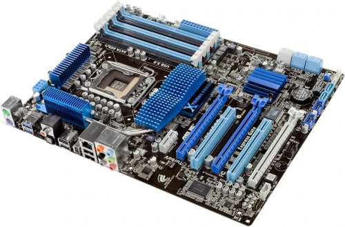 مادربرد ASUS P6X58D-E مناسب رندر و اورکلاک حرفهای با X58 و 16+2 Phase، USB 3.0 و SATA 6Gb/s، ۱۰۰٪ سلامت | فروشگاه آران پی سی