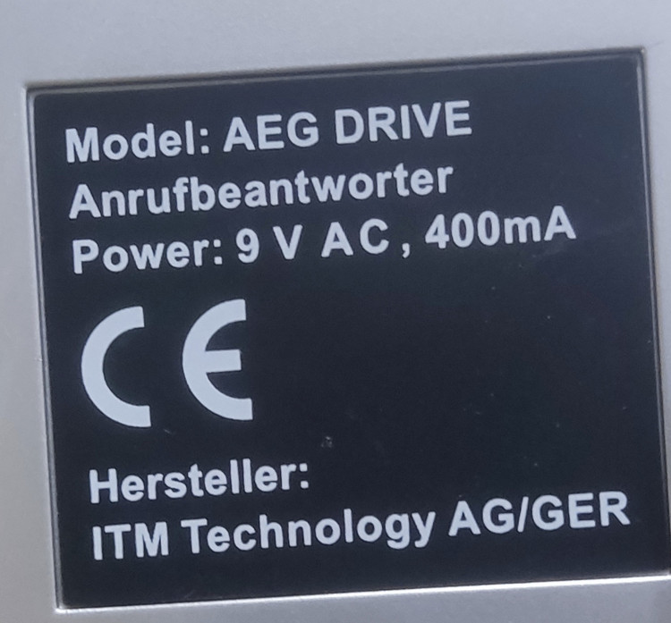 دستگاه منشی تلفنی AEG Drive پاسخگویی خودکار و ضبط پیام تماسها + ۱۰۰ درصد سلامت + |فروشگاه آران پی سی